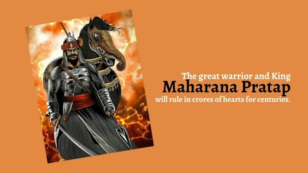 Maharana Pratap With Horse Chetak Painting