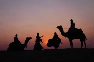 dance and ghoomer in thar desert