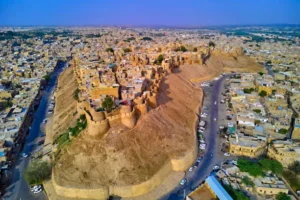 Jaisalmer fort aerial view